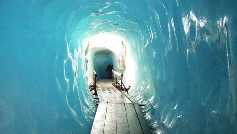 Rhône Glacier tunnel