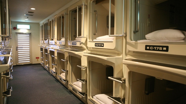 Japan Capsule Hotel