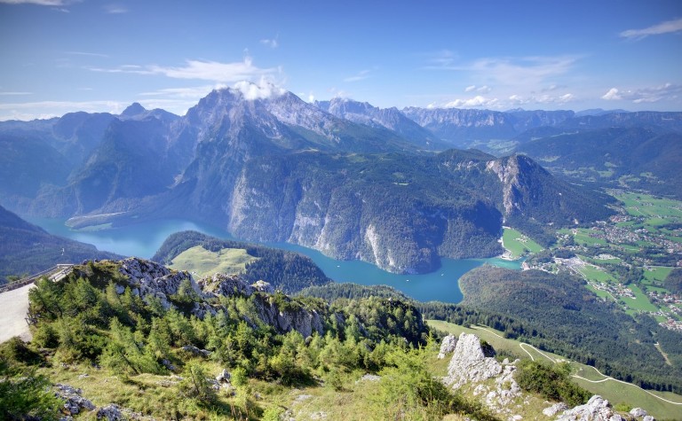 Konigssee Lake in the Bavarian Alps