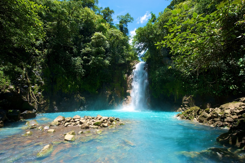 Rio Celeste Waterfall , Costa Rica
