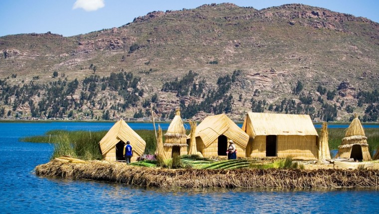 Uros Floating Islands Lake-Titicaca