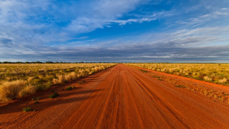 Outback road tracks