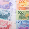 Argentinian peso notes