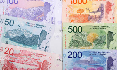 Argentinian peso notes