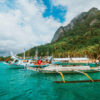 Boats in El Nido, the Philippines