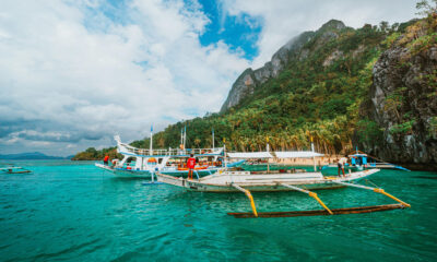 Boats in El Nido, the Philippines